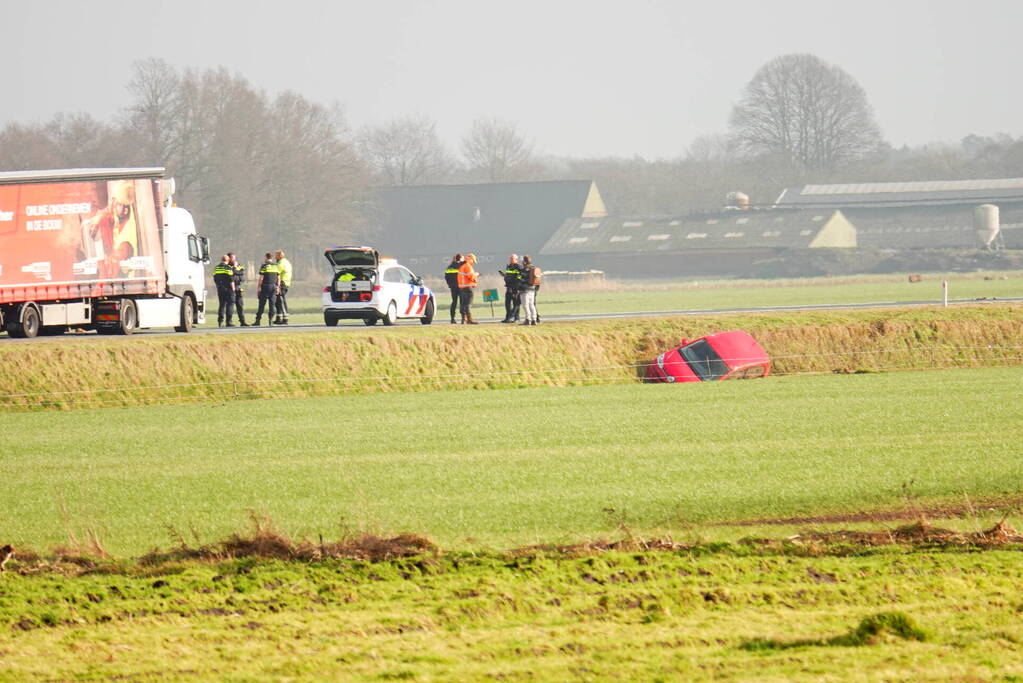 Meerdere aanrijdingen op N36 weg afgesloten