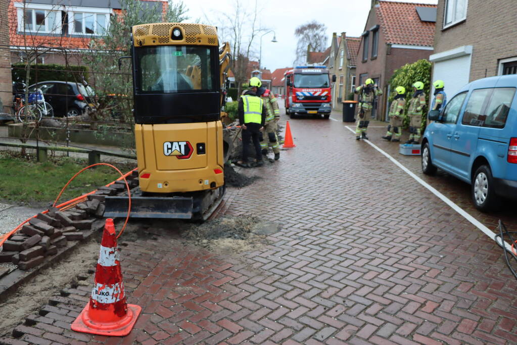 Opnieuw gaslekkage na werkzaamheden voor glasvezelaanleg