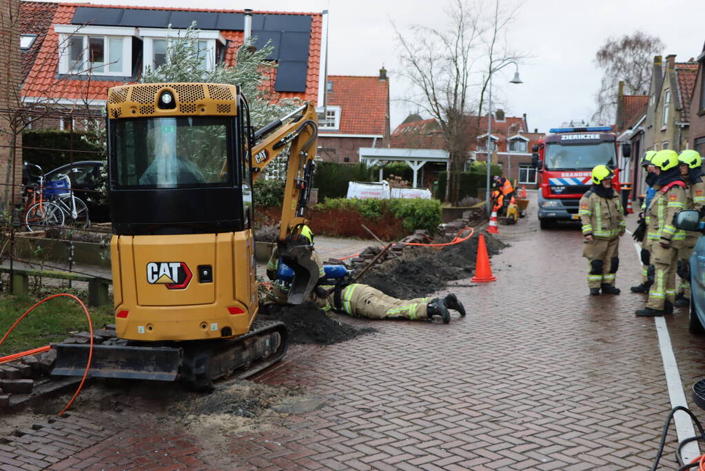 Opnieuw gaslekkage na werkzaamheden voor glasvezelaanleg