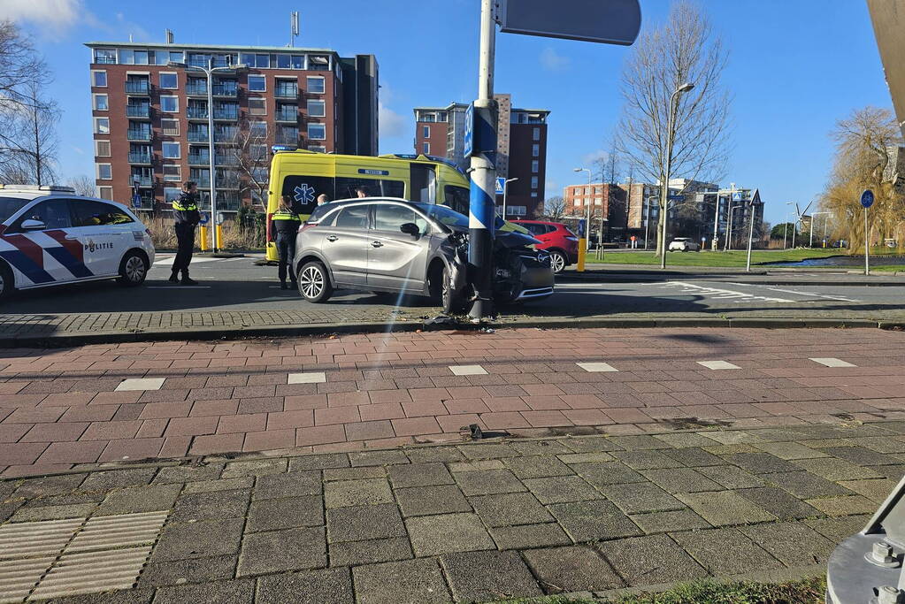 Persoon gewond bij eenzijdig ongeval