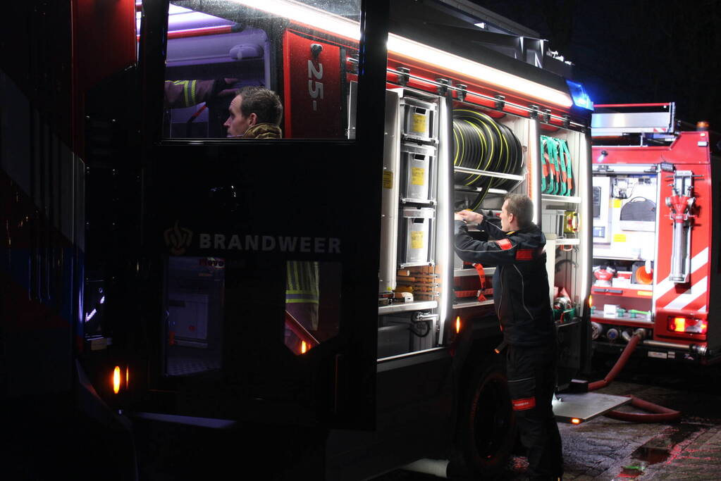 Container op schoolterrein afgebrand