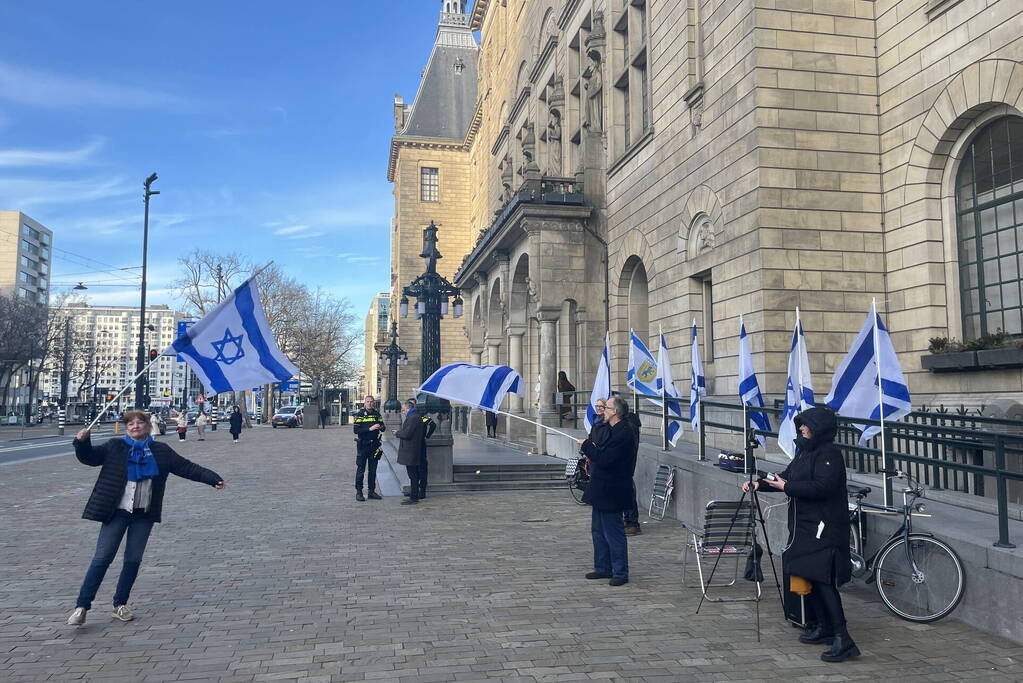 Zeer kleine opkomst bij pro Israëlische demonstratie