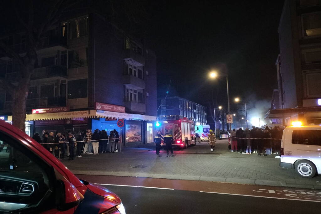 Grote brand uitgebroken na explosie bij appartementencomplex