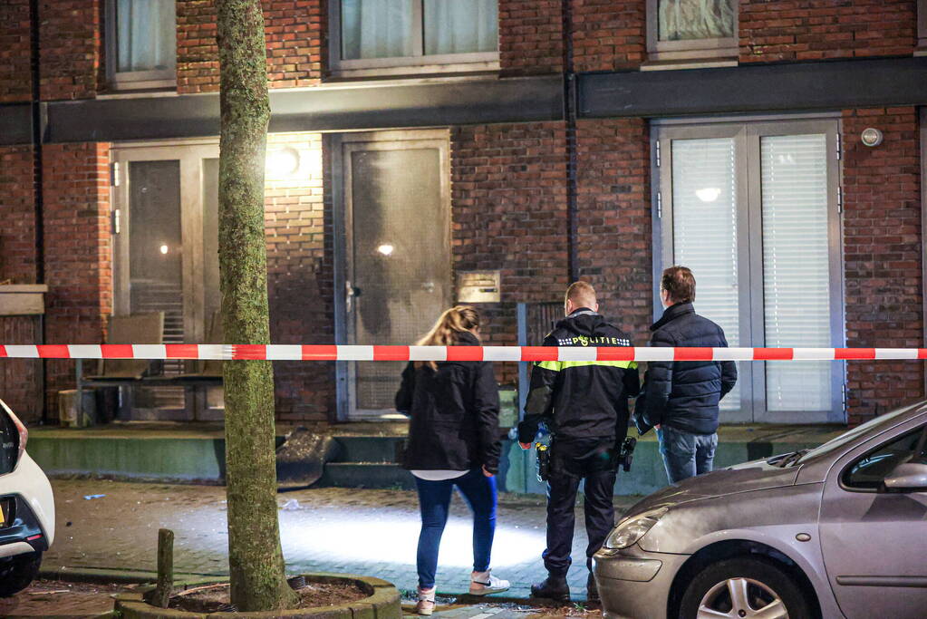 Woning beschadigd door explosie