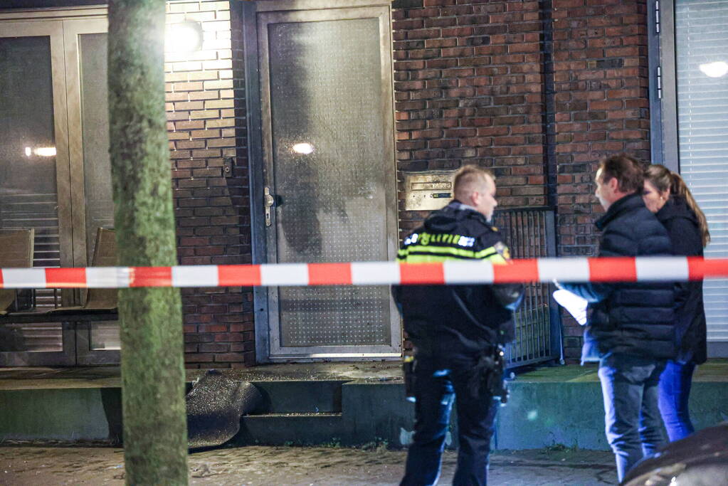 Woning beschadigd door explosie