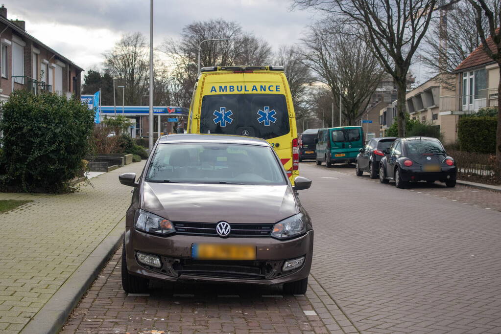 Botsing tussen scootmobiel en auto