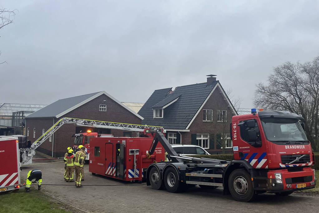 Veel schade bij brand in vrijstaande woning