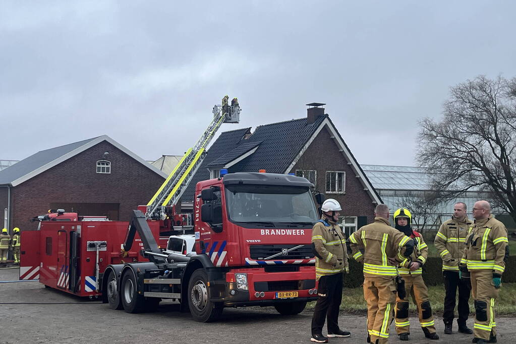 Veel schade bij brand in vrijstaande woning