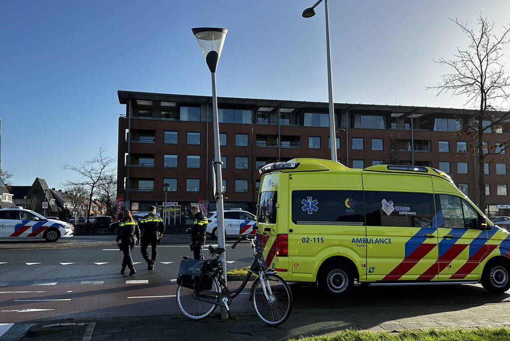 Fietser geschept door automobilist