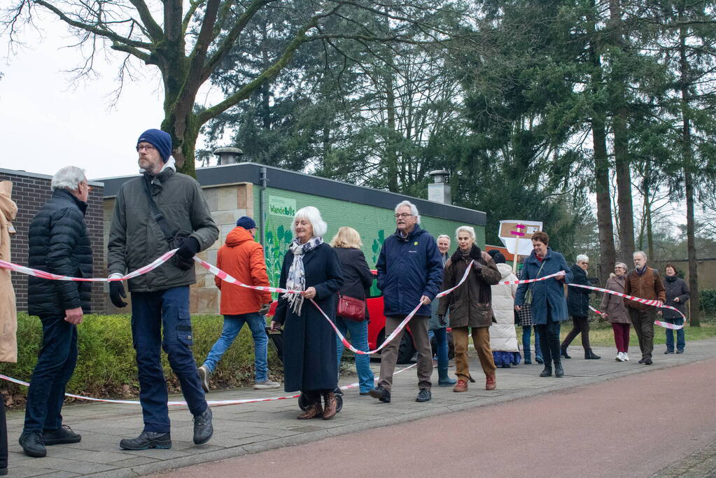 Demonstratie tegen komst coffeeshop