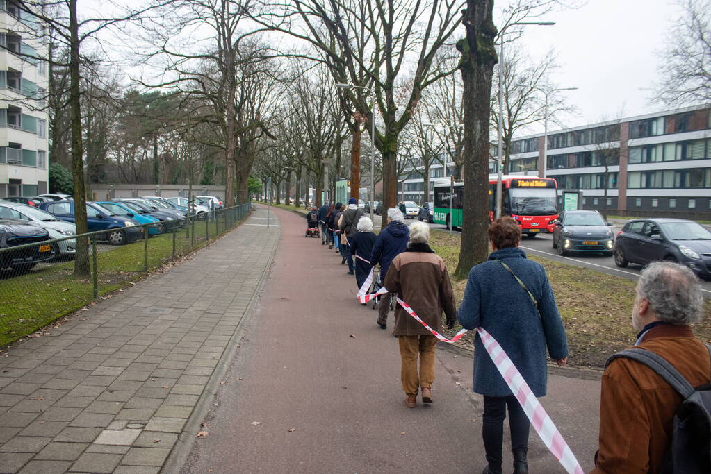 Demonstratie tegen komst coffeeshop