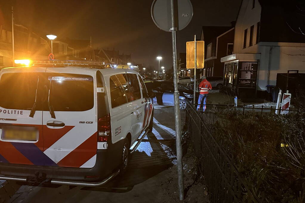 Botsing tussen auto en voetganger