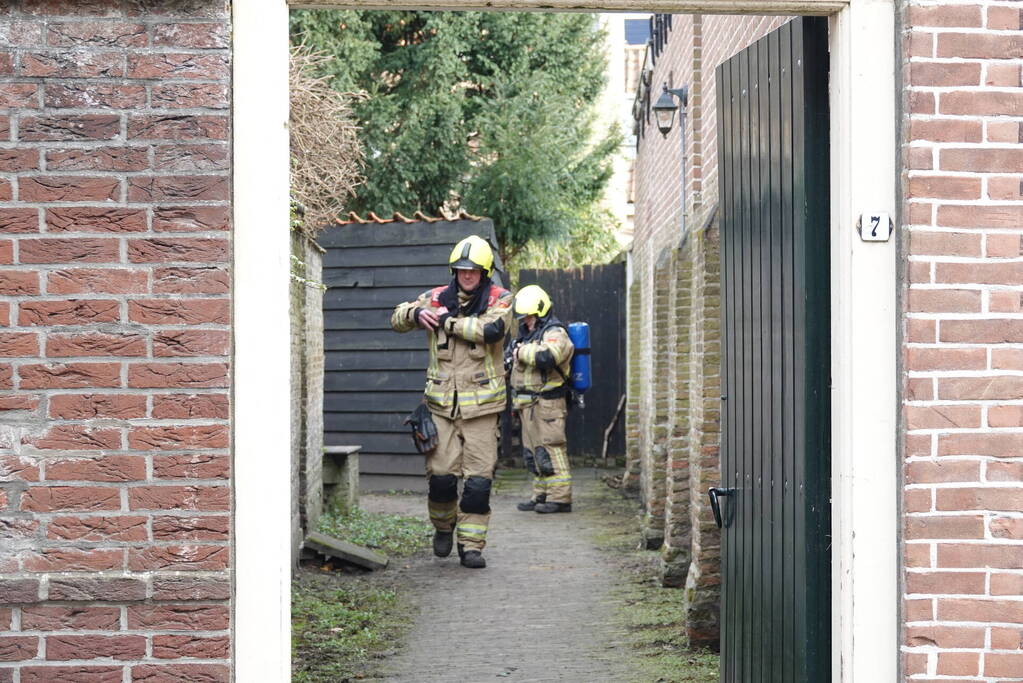 Brandweer ingezet voor schoorsteenbrand