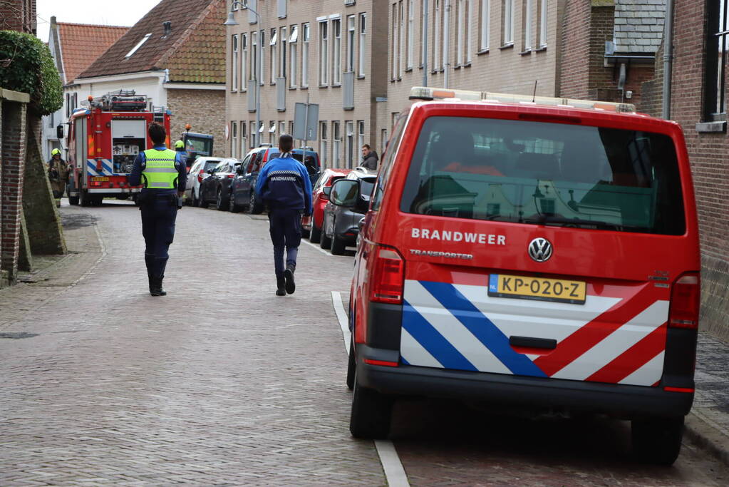 Brandweer ingezet voor schoorsteenbrand