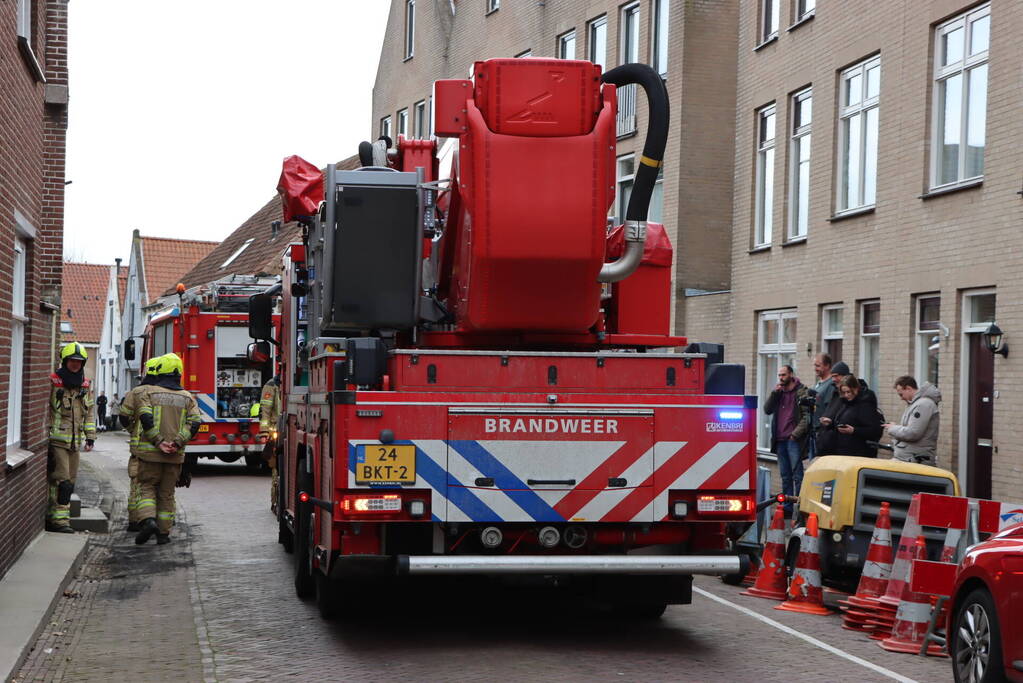 Brandweer ingezet voor schoorsteenbrand