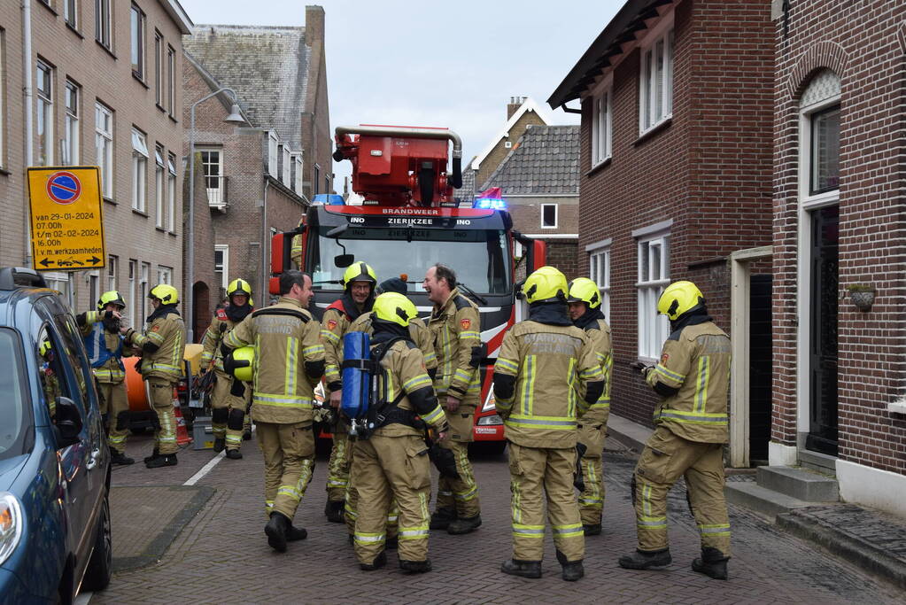 Brandweer ingezet voor schoorsteenbrand