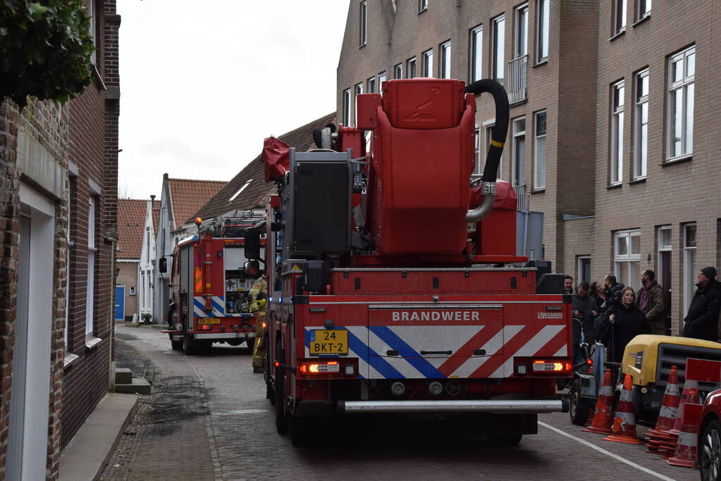 Brandweer ingezet voor schoorsteenbrand