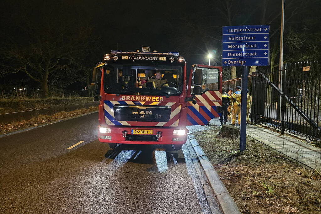 Brandweer ingezet voor lekkende stoomleiding