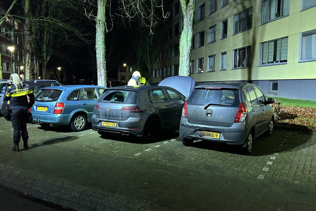 Onderzoek naar brand in auto