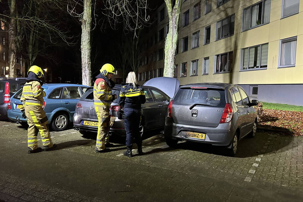 Onderzoek naar brand in auto