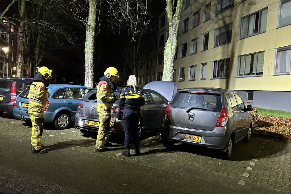 Onderzoek naar brand in auto