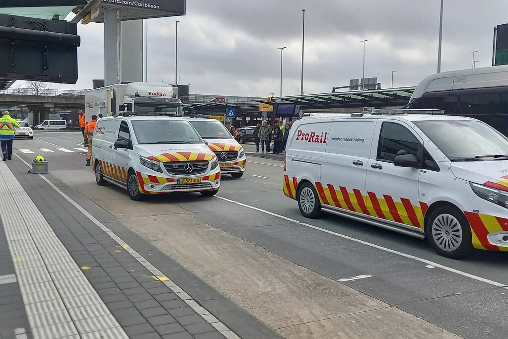 Treinverkeer Schiphol gestremd door aanrijding