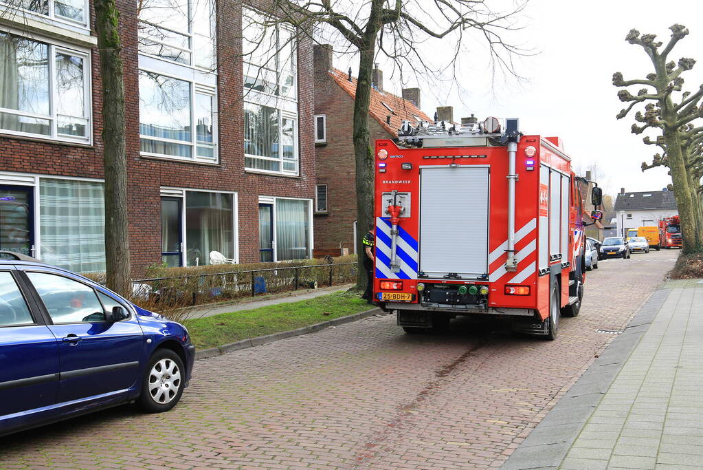 Brandweer ingezet voor vlam in de pan