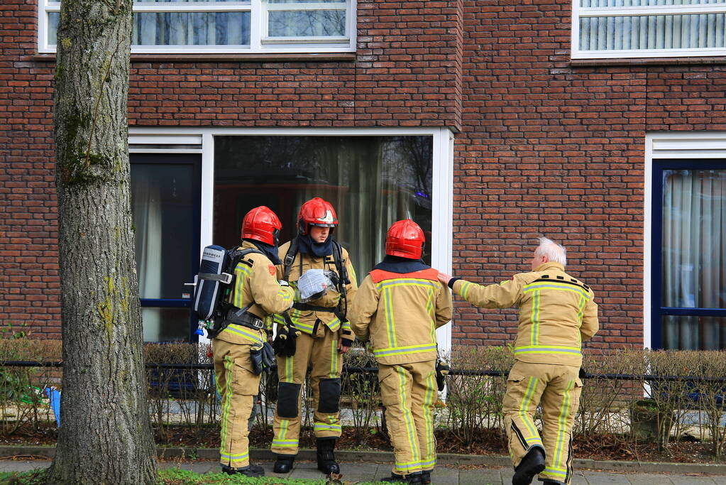 Brandweer ingezet voor vlam in de pan