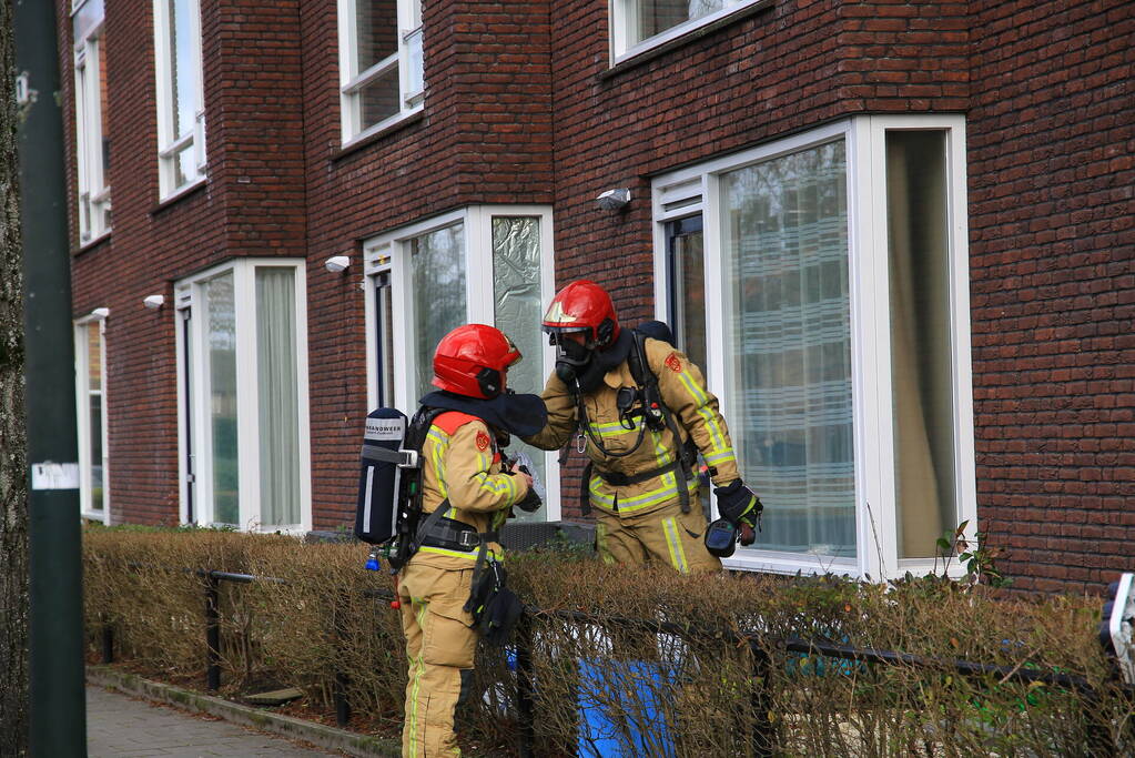 Brandweer ingezet voor vlam in de pan