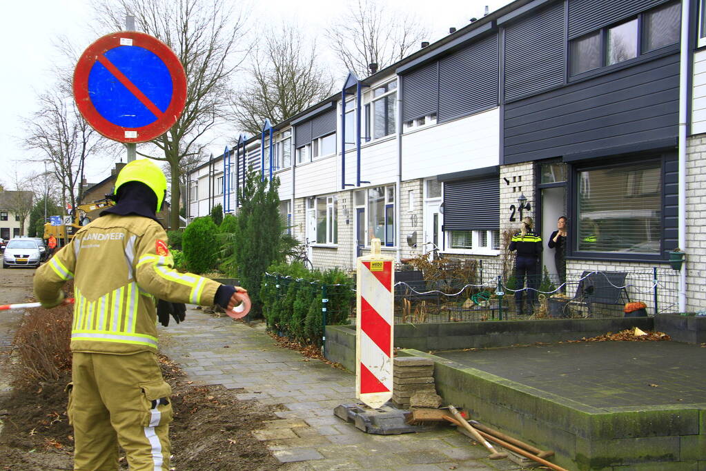 Woningen ontruimd wegens gaslekkage