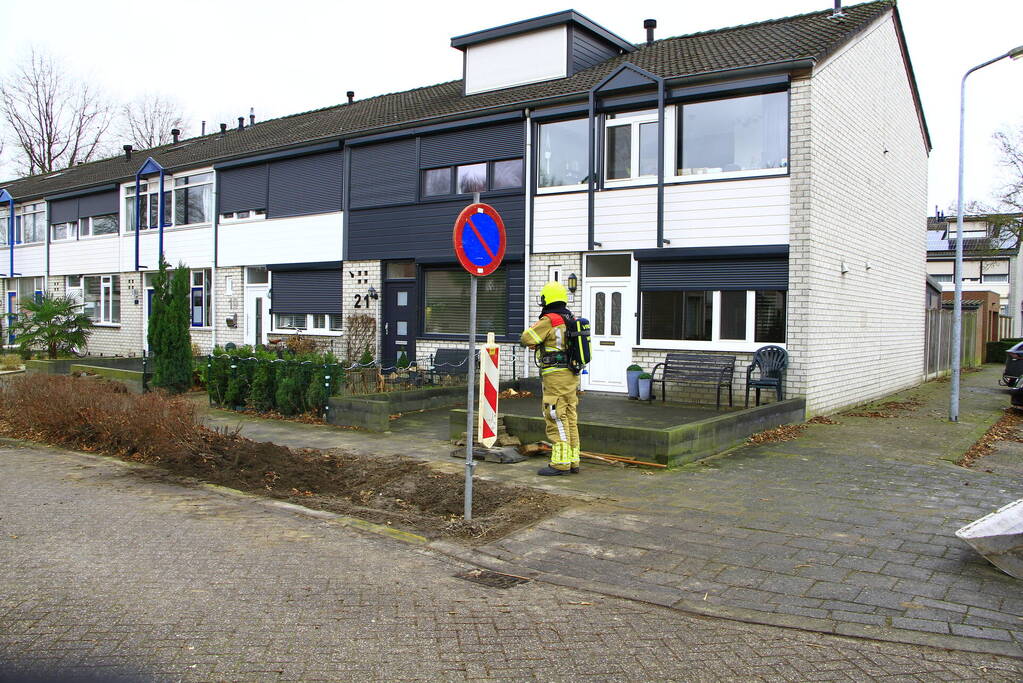 Woningen ontruimd wegens gaslekkage