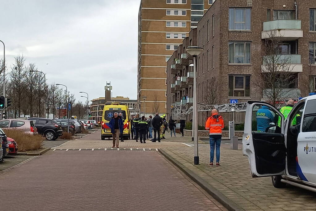 Veel politie ingezet voor boos persoon