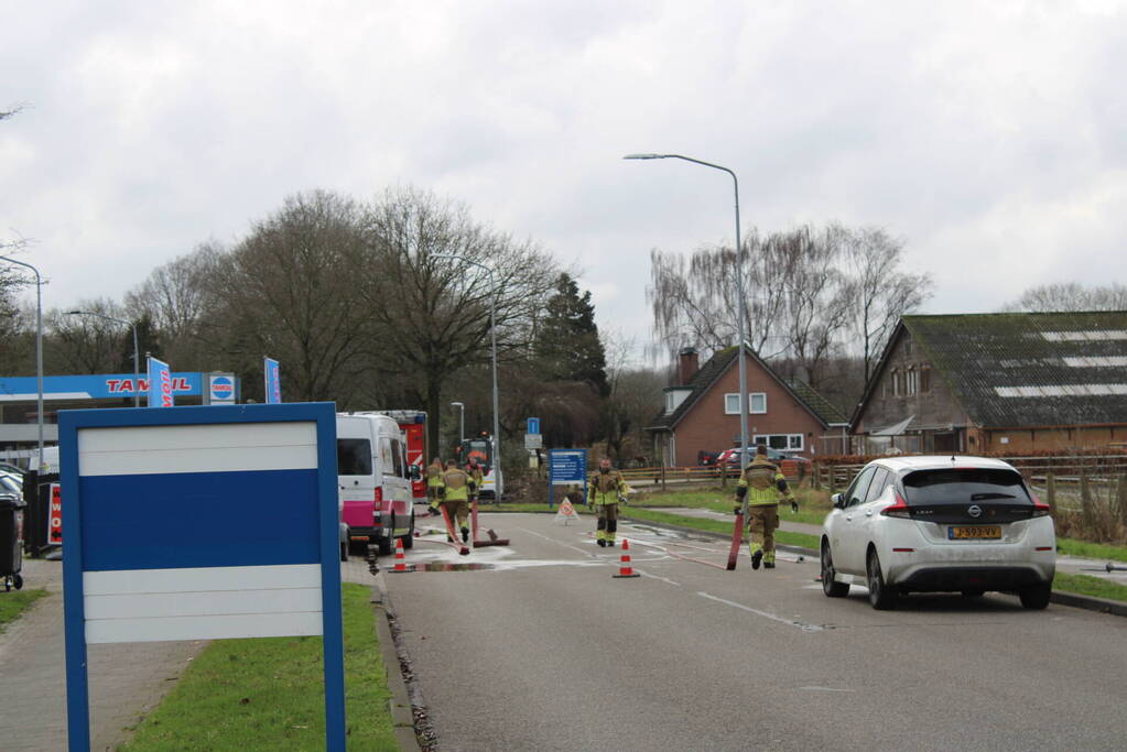 Brandweer ingezet voor gaslekkage