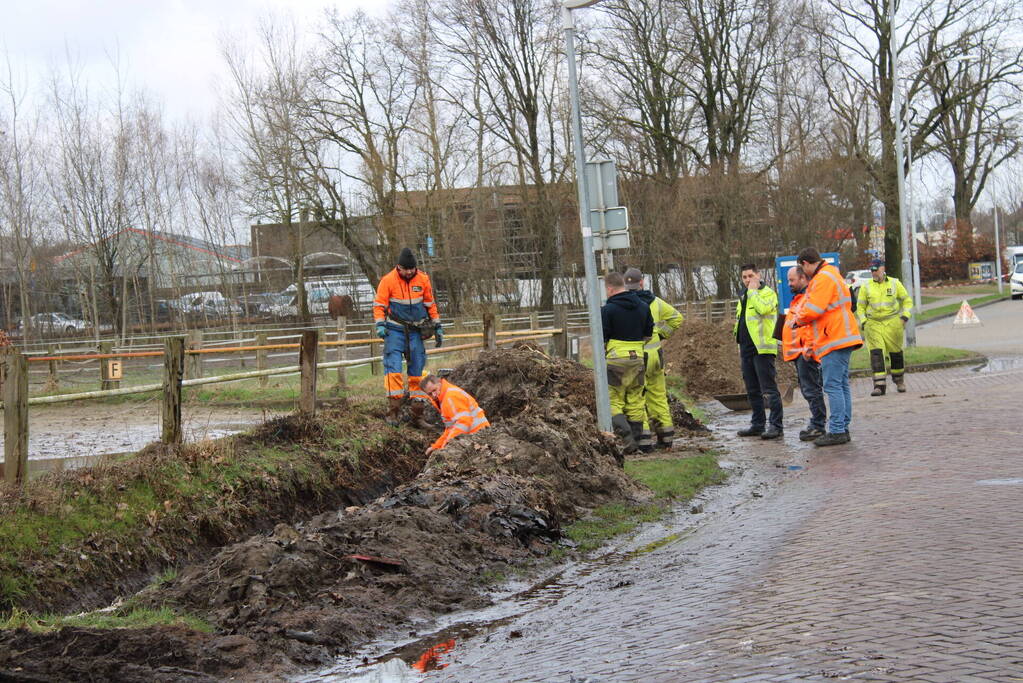 Brandweer ingezet voor gaslekkage