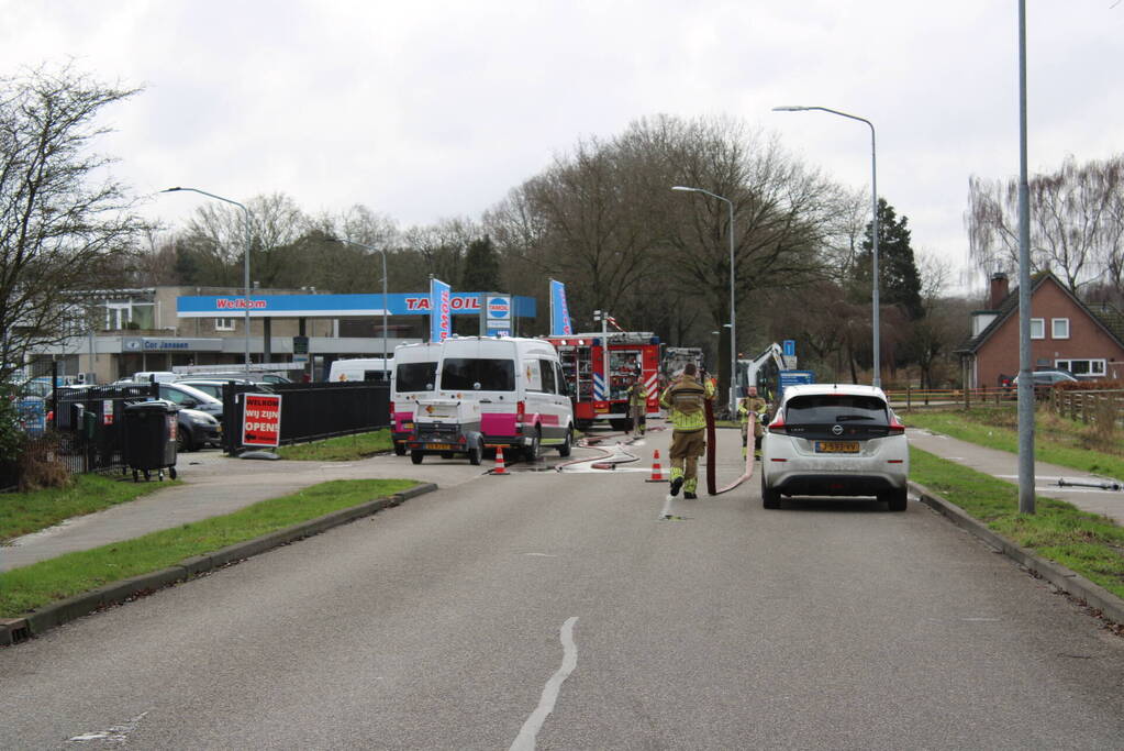 Brandweer ingezet voor gaslekkage