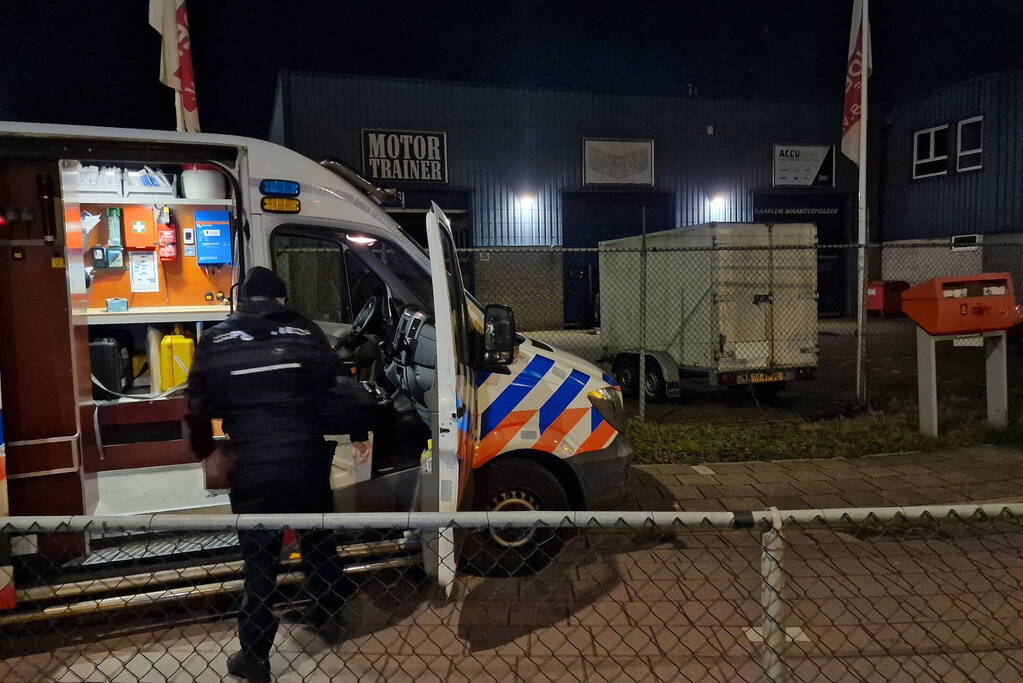 Brandstichting bij bedrijfspand in haven