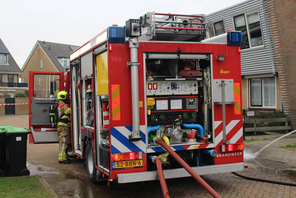 Woningbrand door kortsluiting in batterij