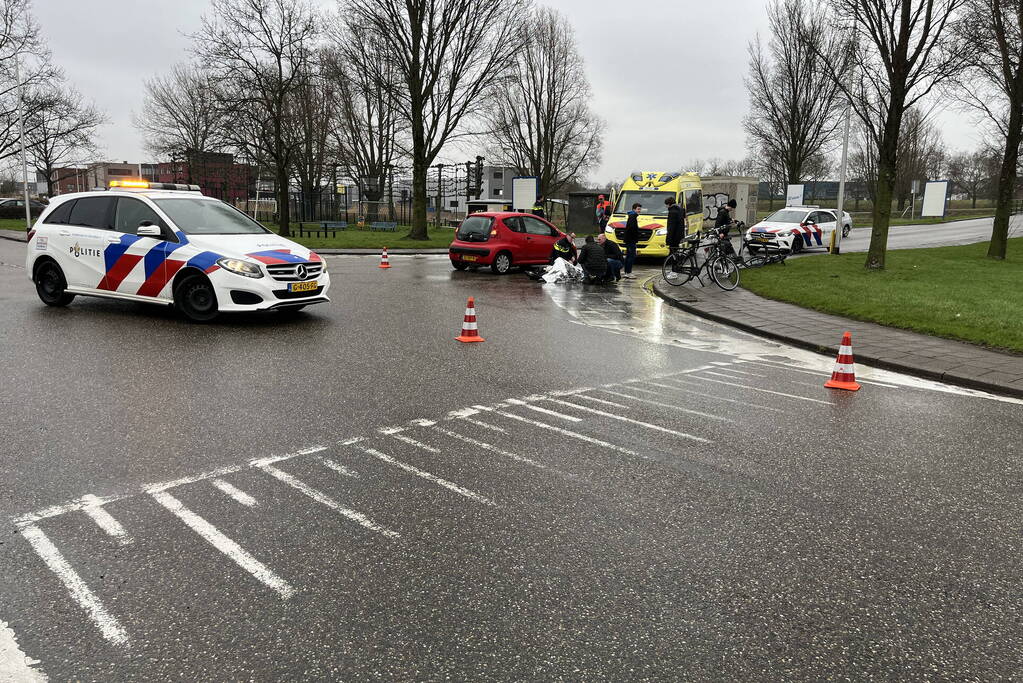 Fietser gewond bij ongeval