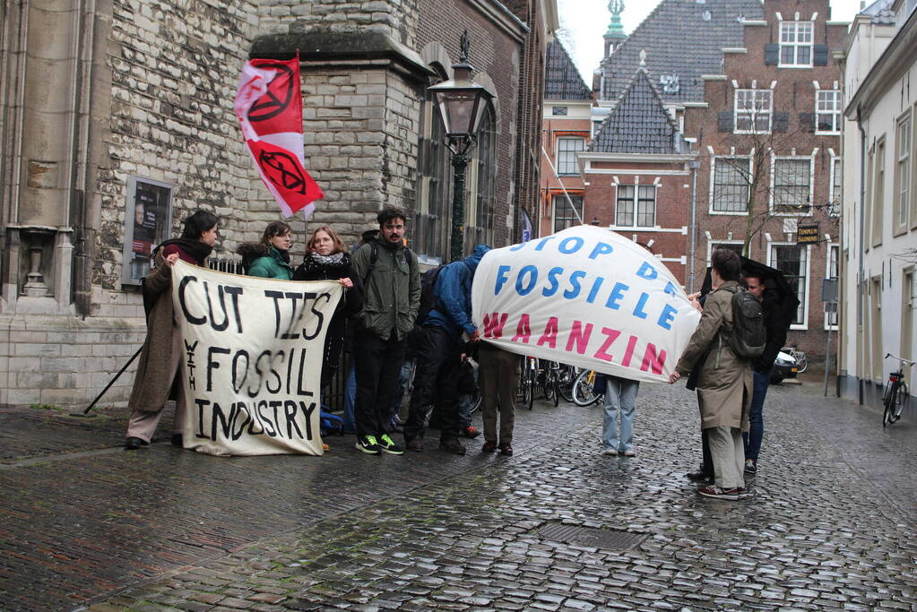 Demonstratie tegen fossiele brandstoffen