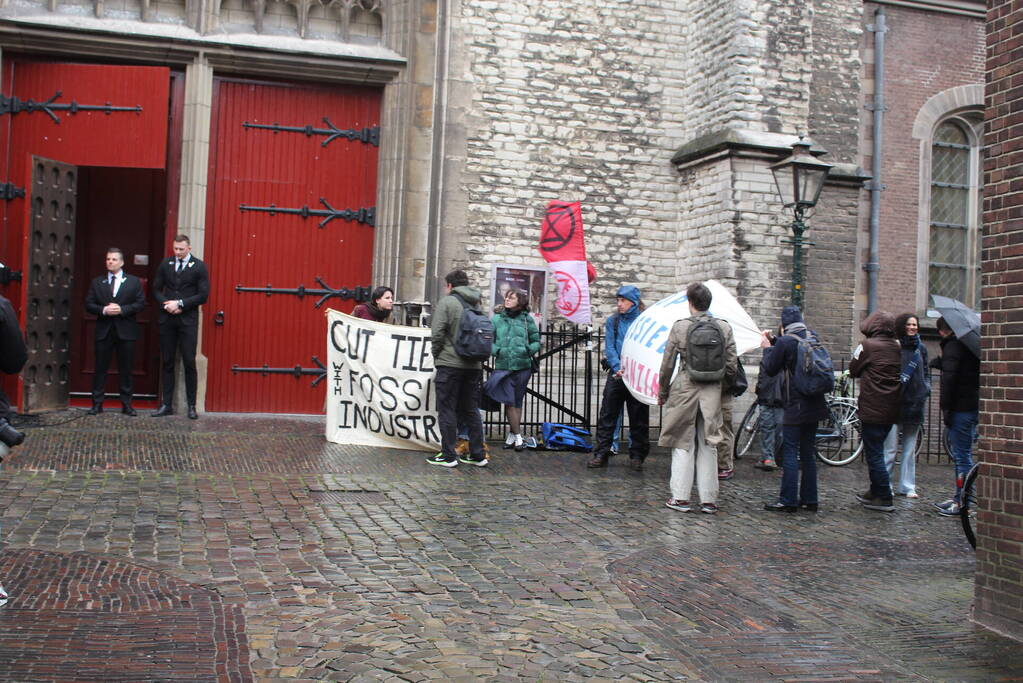 Demonstratie tegen fossiele brandstoffen