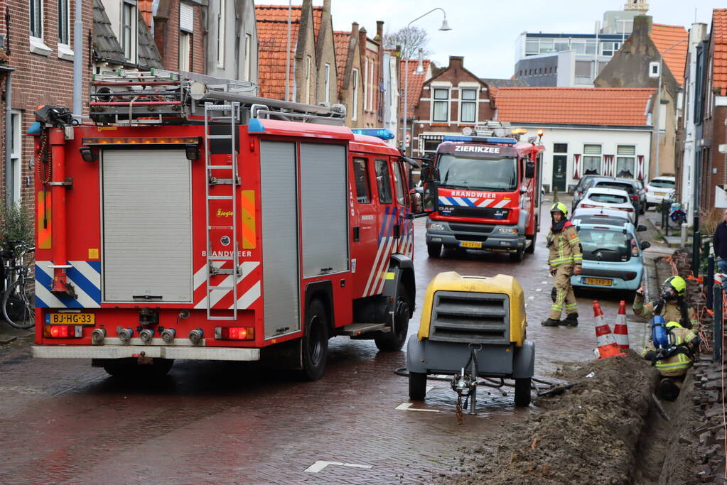 Aanleg glasvezel zorgt wederom voor gaslekkage