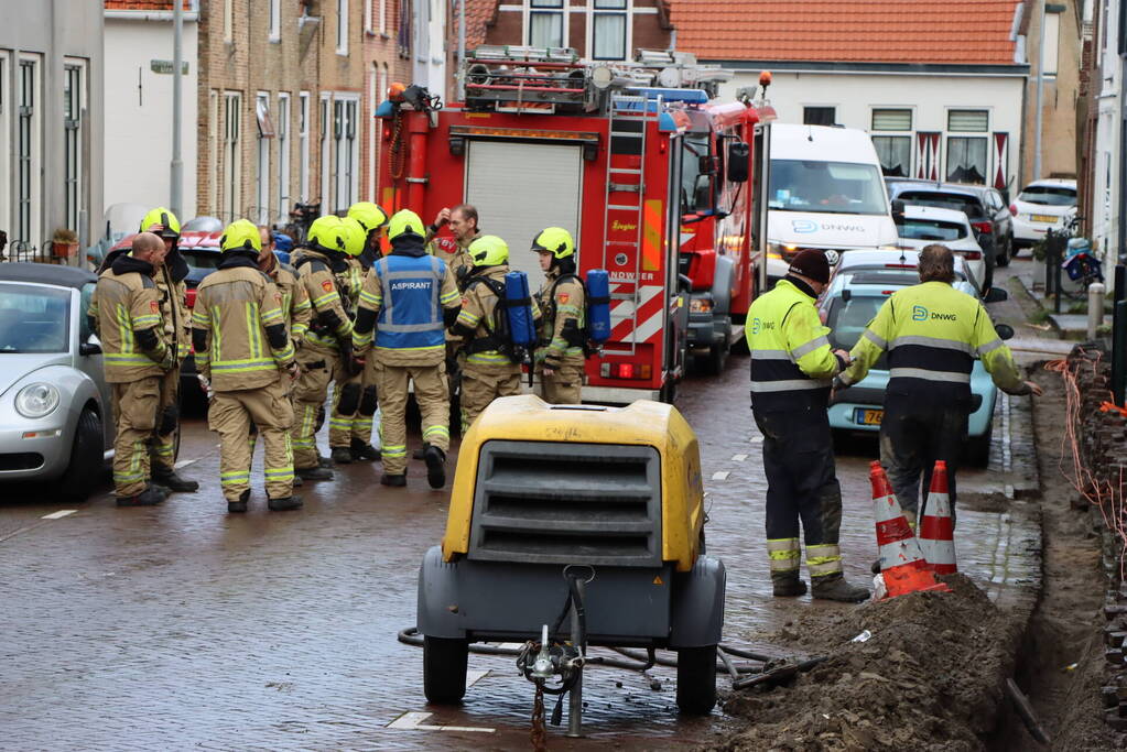 Aanleg glasvezel zorgt wederom voor gaslekkage