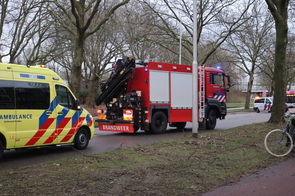 Fietser overleden bij aanrijding met lijnbus