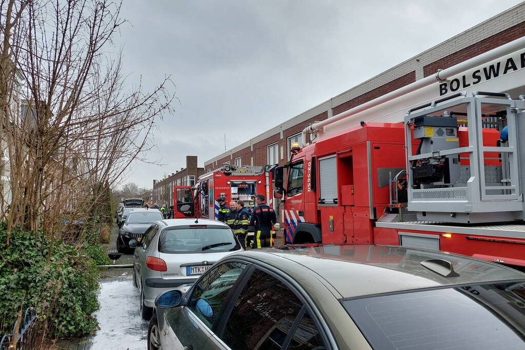 Brand in slaapkamer snel onder controle