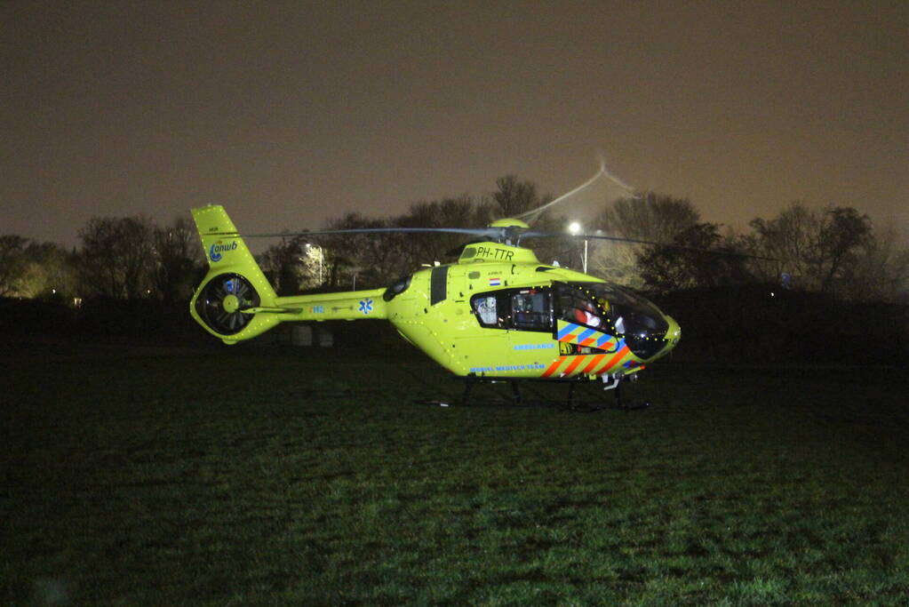 Traumahelikopter ingezet voor incident in woning