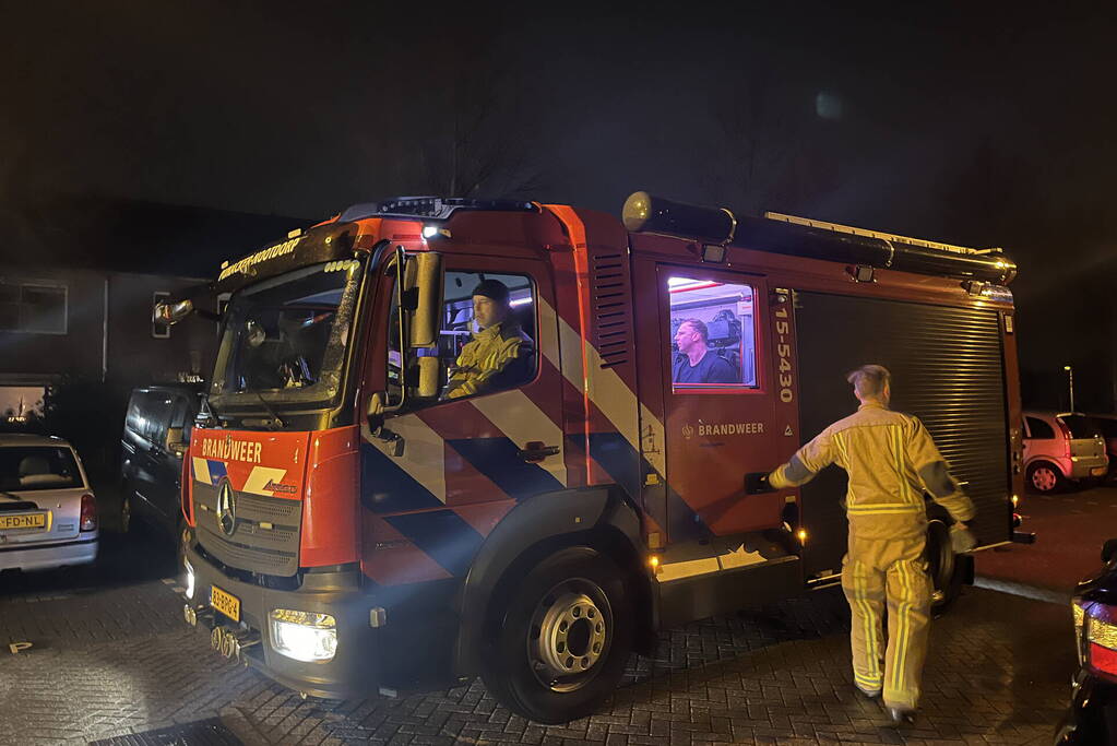 Brand in woning snel geblust