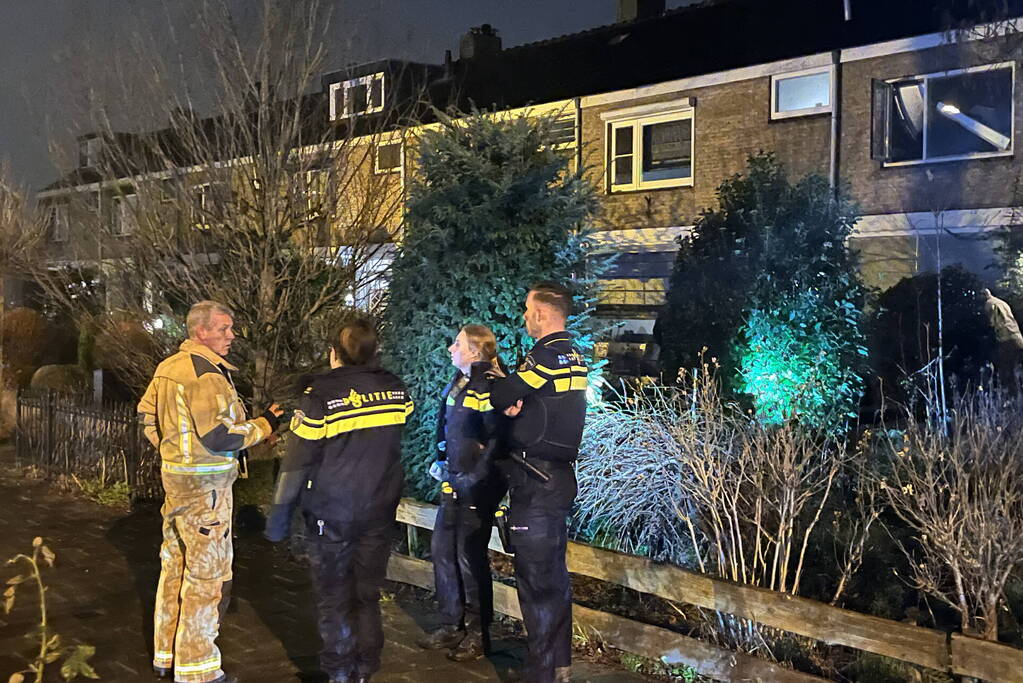 Brand in woning snel geblust