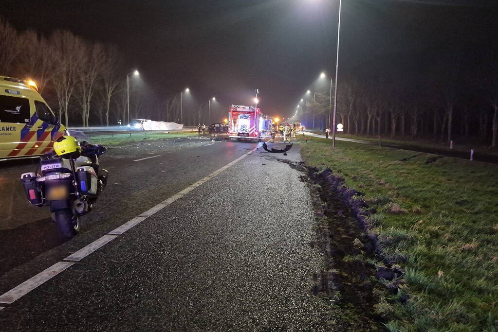 Twee doden bij ernstig ongeval op snelweg