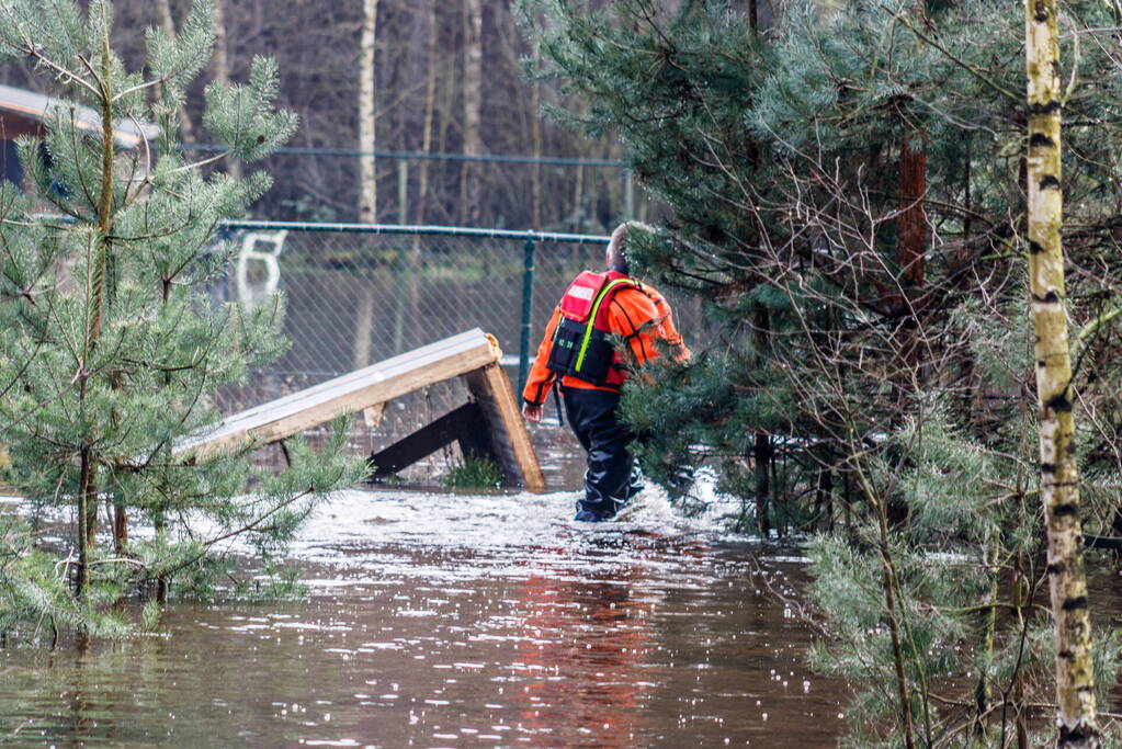 Dieren in de problemen door hoog water