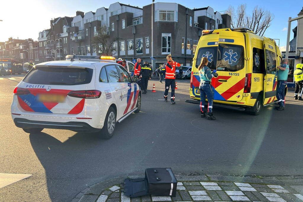 Traumateam ingezet bij aanrijding tussen lijnbus en fietser